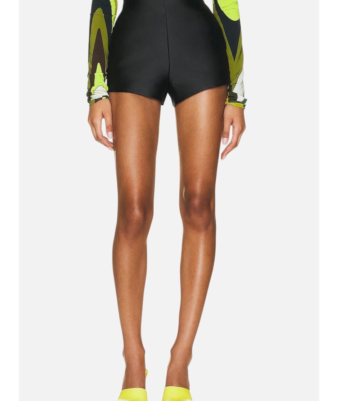 VALENTINO Черные полиэстеровые шорты, фото 4