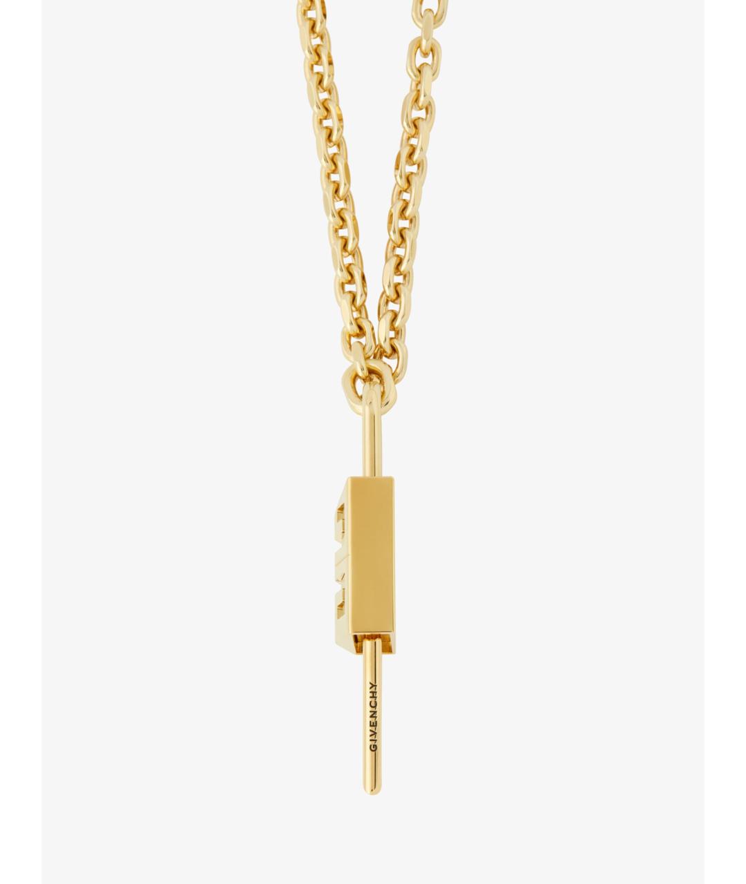 GIVENCHY Золотая металлическая подвеска, фото 3