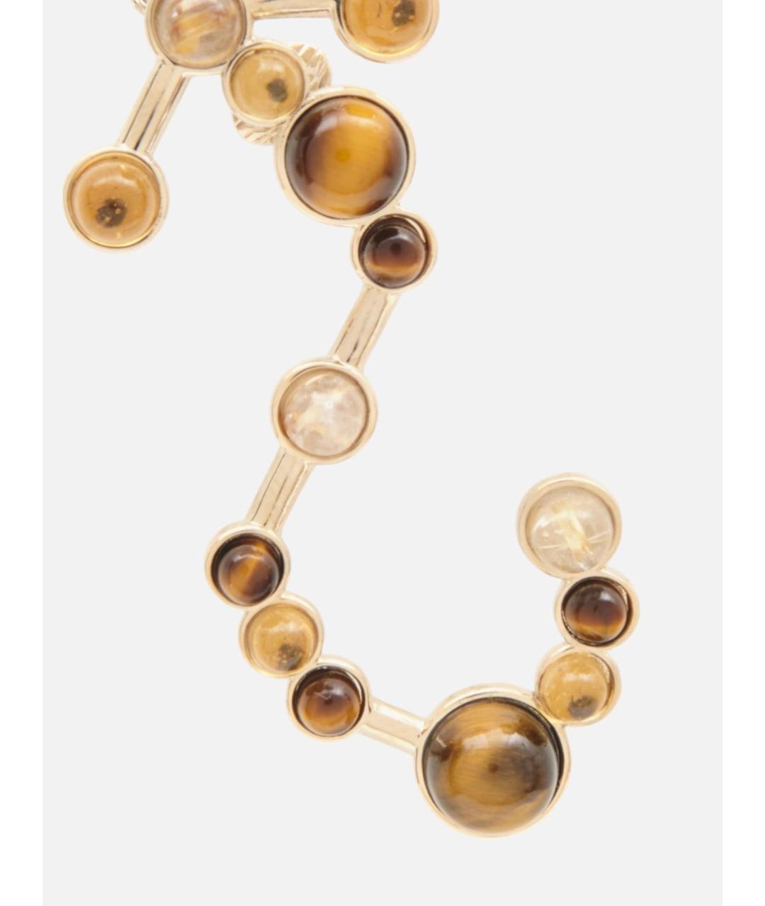 CHLOE Коричневые серьги, фото 3