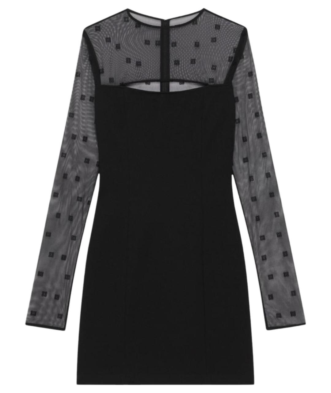 GIVENCHY Черное вискозное вечернее платье, фото 1