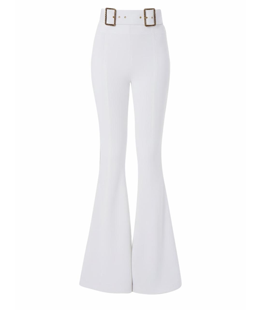 ELISABETTA FRANCHI Белые брюки широкие, фото 1