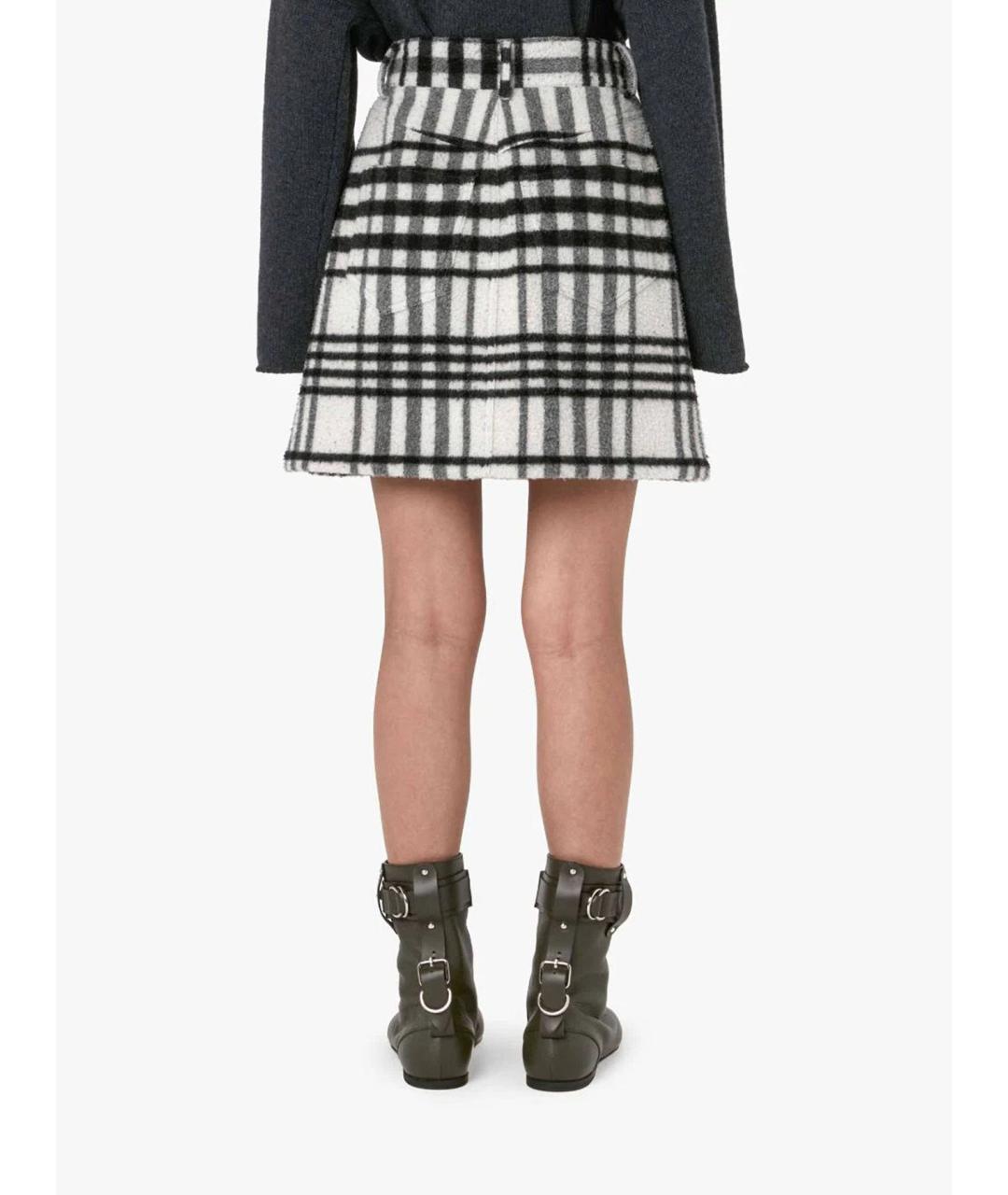 J.W.ANDERSON Мульти шерстяная юбка мини, фото 4