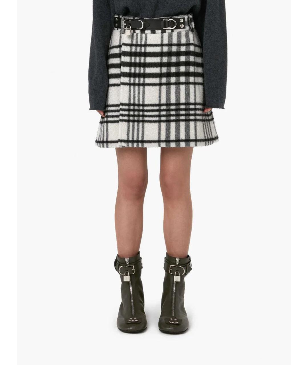 J.W.ANDERSON Мульти шерстяная юбка мини, фото 2