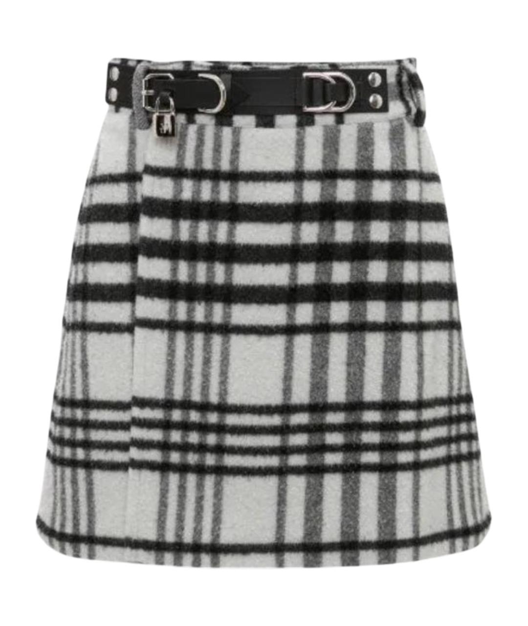 J.W.ANDERSON Мульти шерстяная юбка мини, фото 1