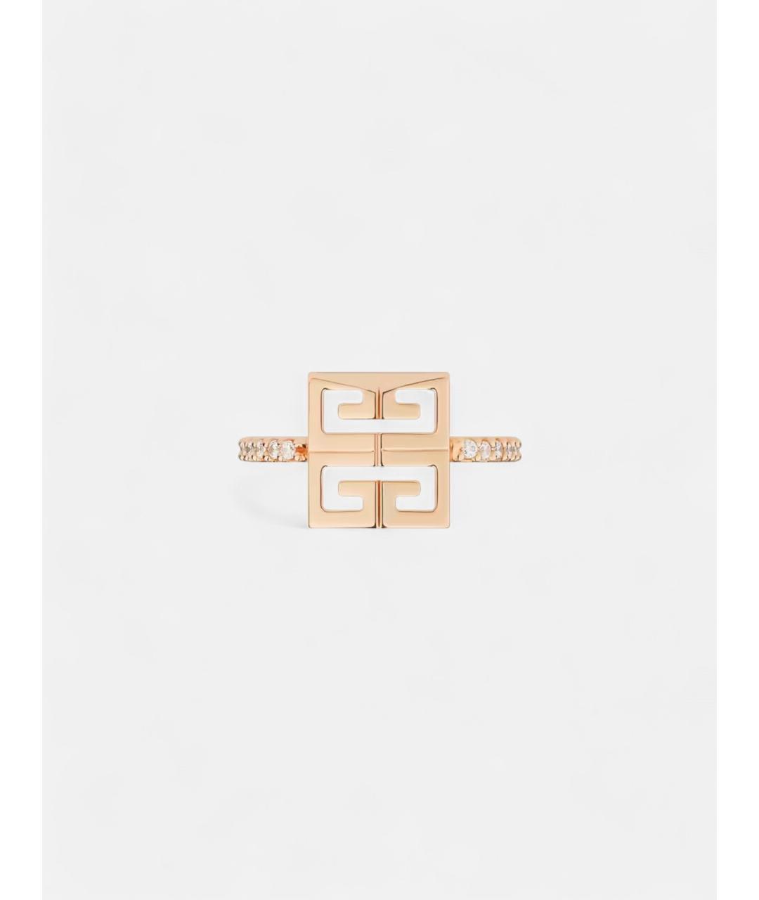 GIVENCHY Золотое металлическое кольцо, фото 3