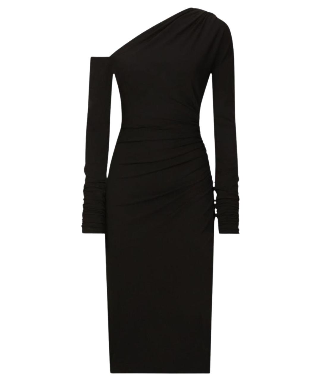 DOLCE&GABBANA Черное вискозное повседневное платье, фото 1