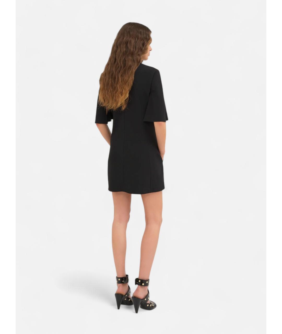 CHLOE Черное ацетатное повседневное платье, фото 2