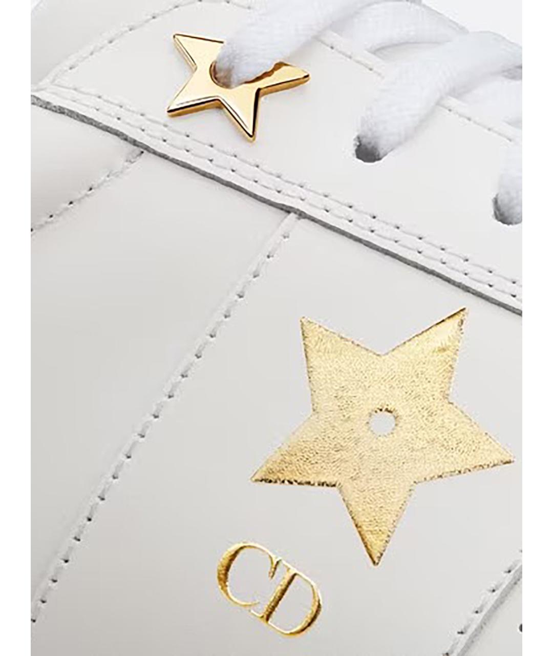 CHRISTIAN DIOR Белые кожаные кеды, фото 4