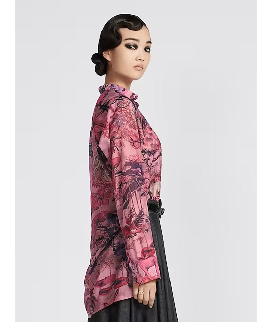 CHRISTIAN DIOR Мульти хлопковая рубашка, фото 3