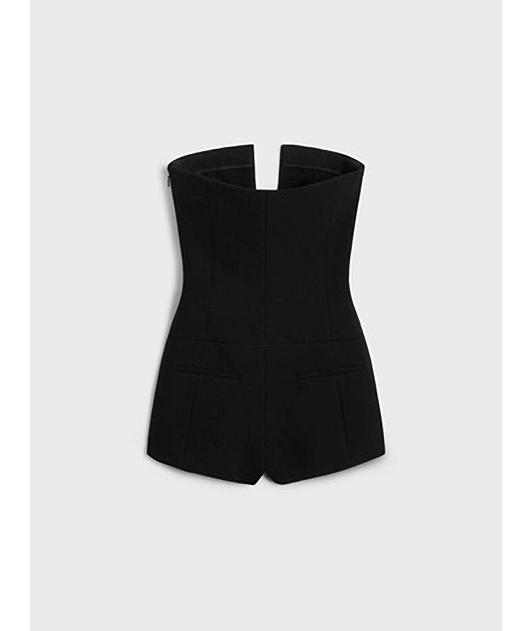 CELINE Черный шерстяной комбинезон, фото 3