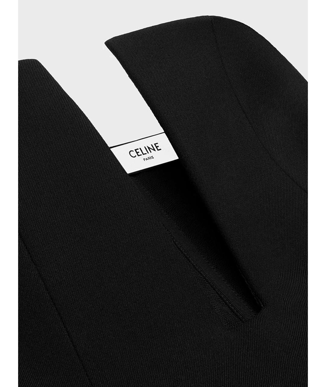 CELINE Черный шерстяной комбинезон, фото 2