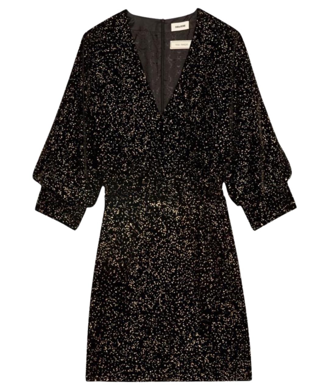 ZADIG & VOLTAIRE Черное вискозное вечернее платье, фото 1