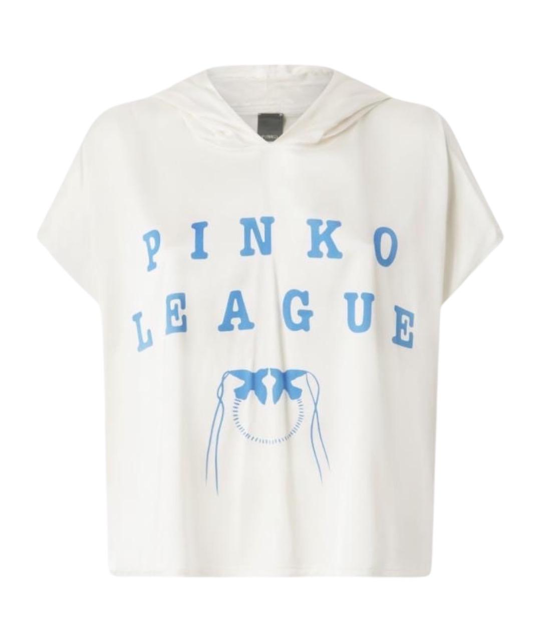 PINKO Белая вискозная блузы, фото 1