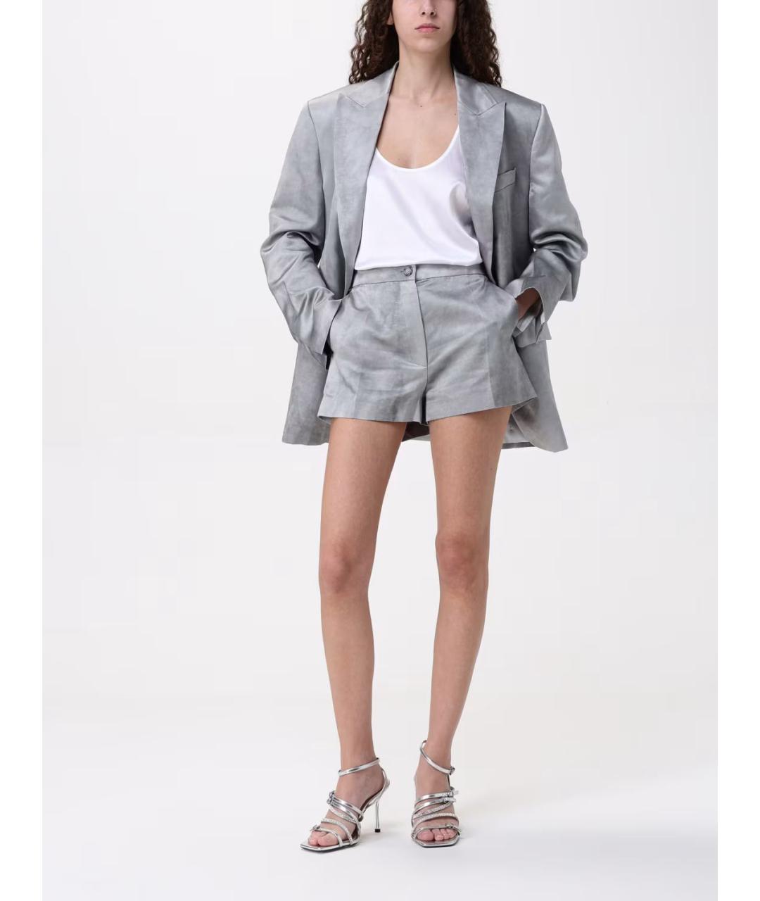 PINKO Серые шорты, фото 2