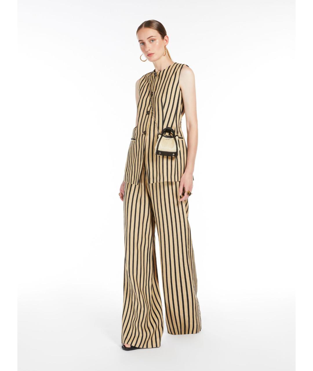 MAX MARA Мульти льняной жилет, фото 4