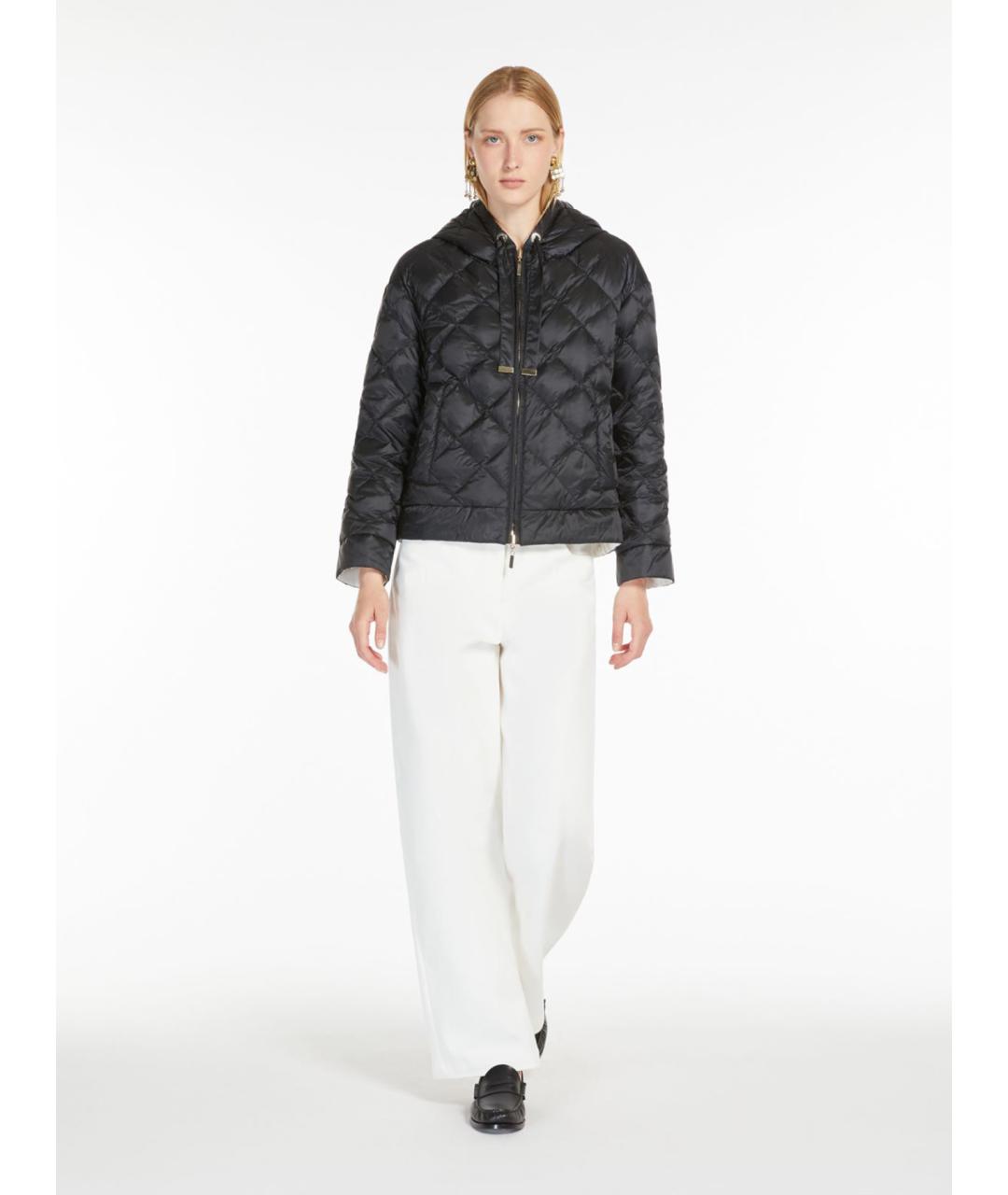 'S MAX MARA Черная полиамидовая куртка, фото 3