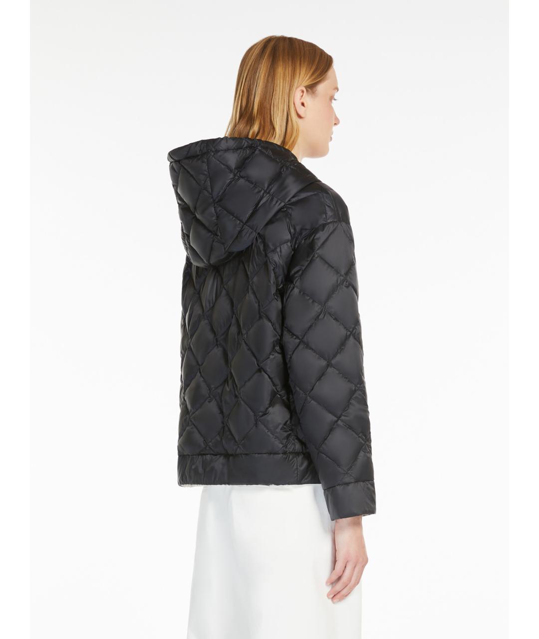 'S MAX MARA Черная полиамидовая куртка, фото 5