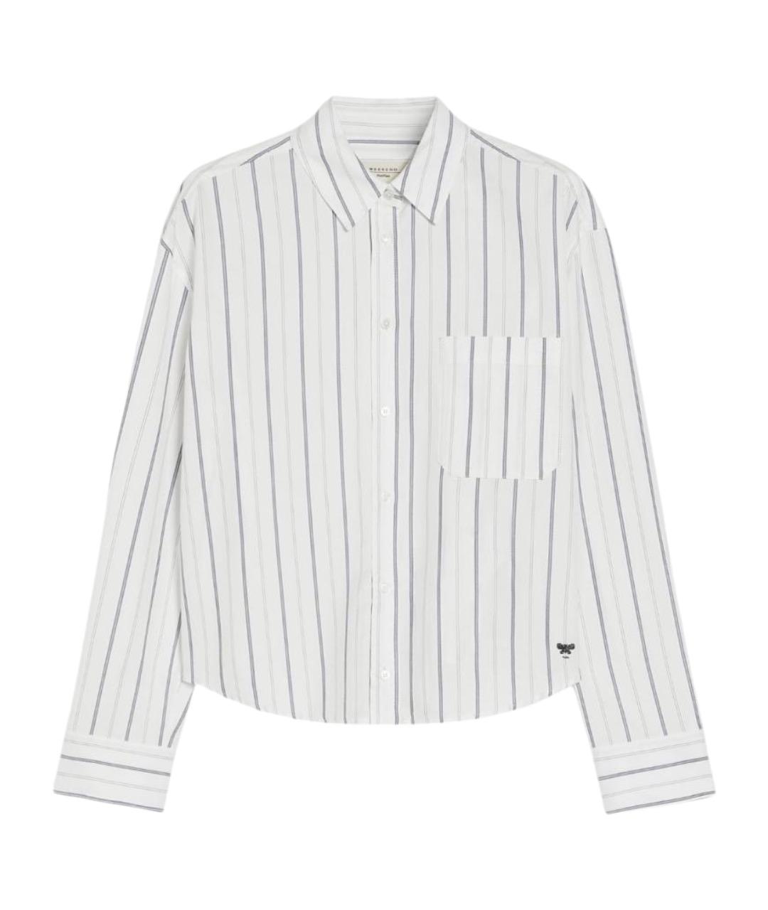 WEEKEND MAX MARA Белая хлопковая рубашка, фото 1