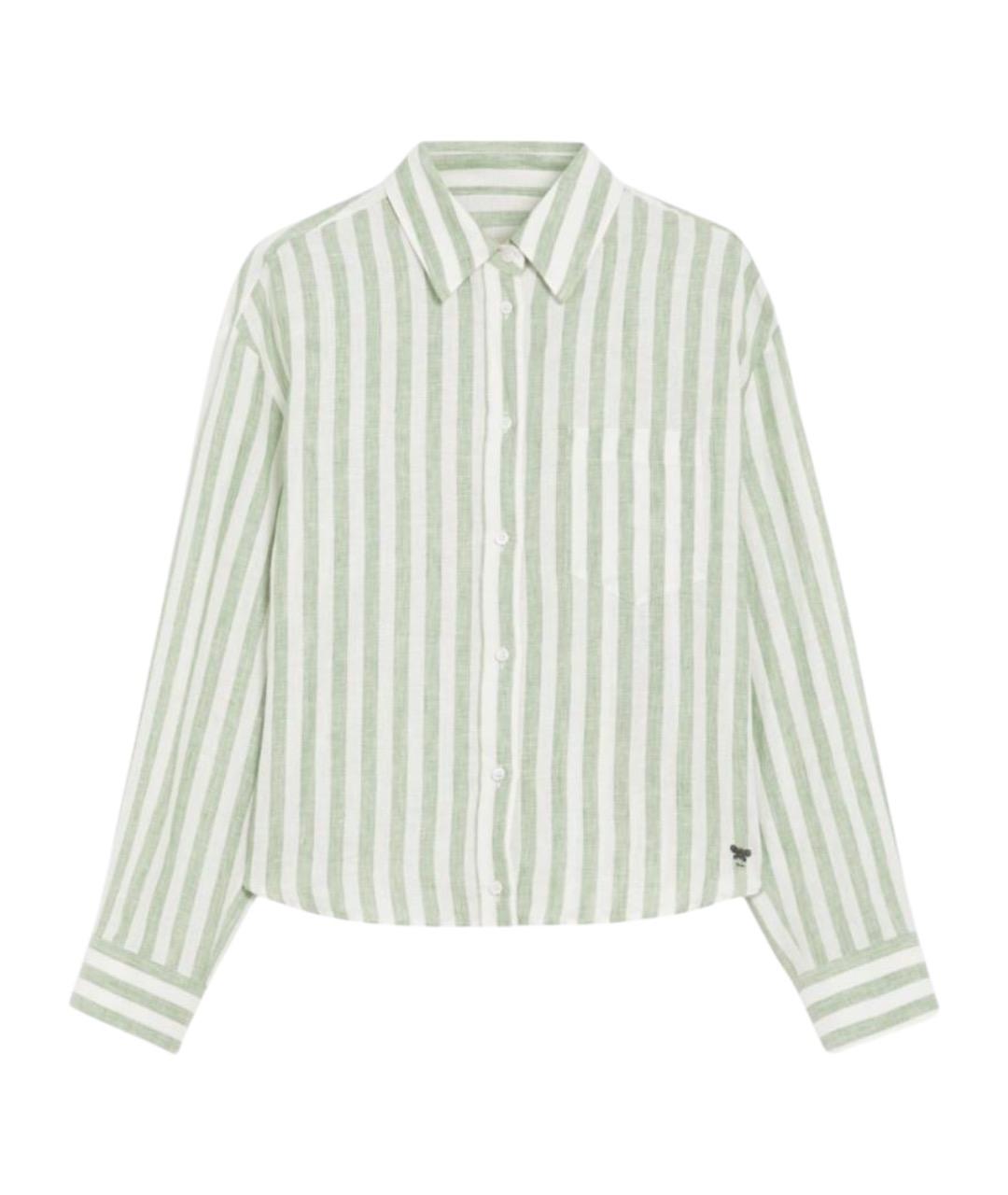 WEEKEND MAX MARA Мульти льняная рубашка, фото 1