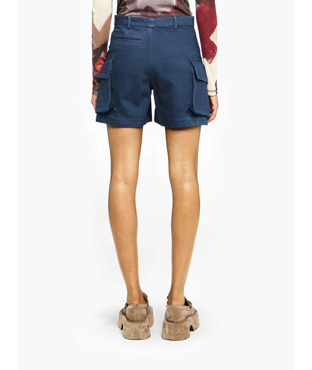 J.W.ANDERSON Синие хлопковые шорты, фото 4