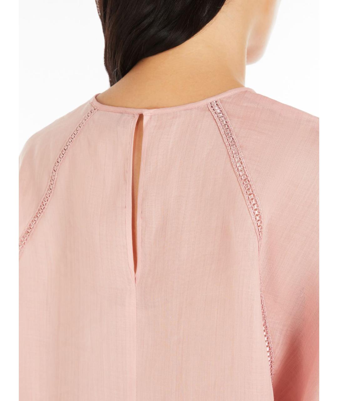 MAX MARA STUDIO Розовая полиамидовая блузы, фото 3