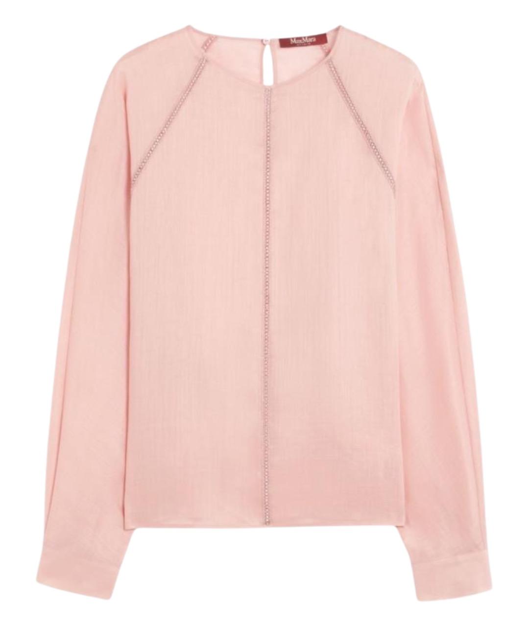 MAX MARA STUDIO Розовая полиамидовая блузы, фото 1