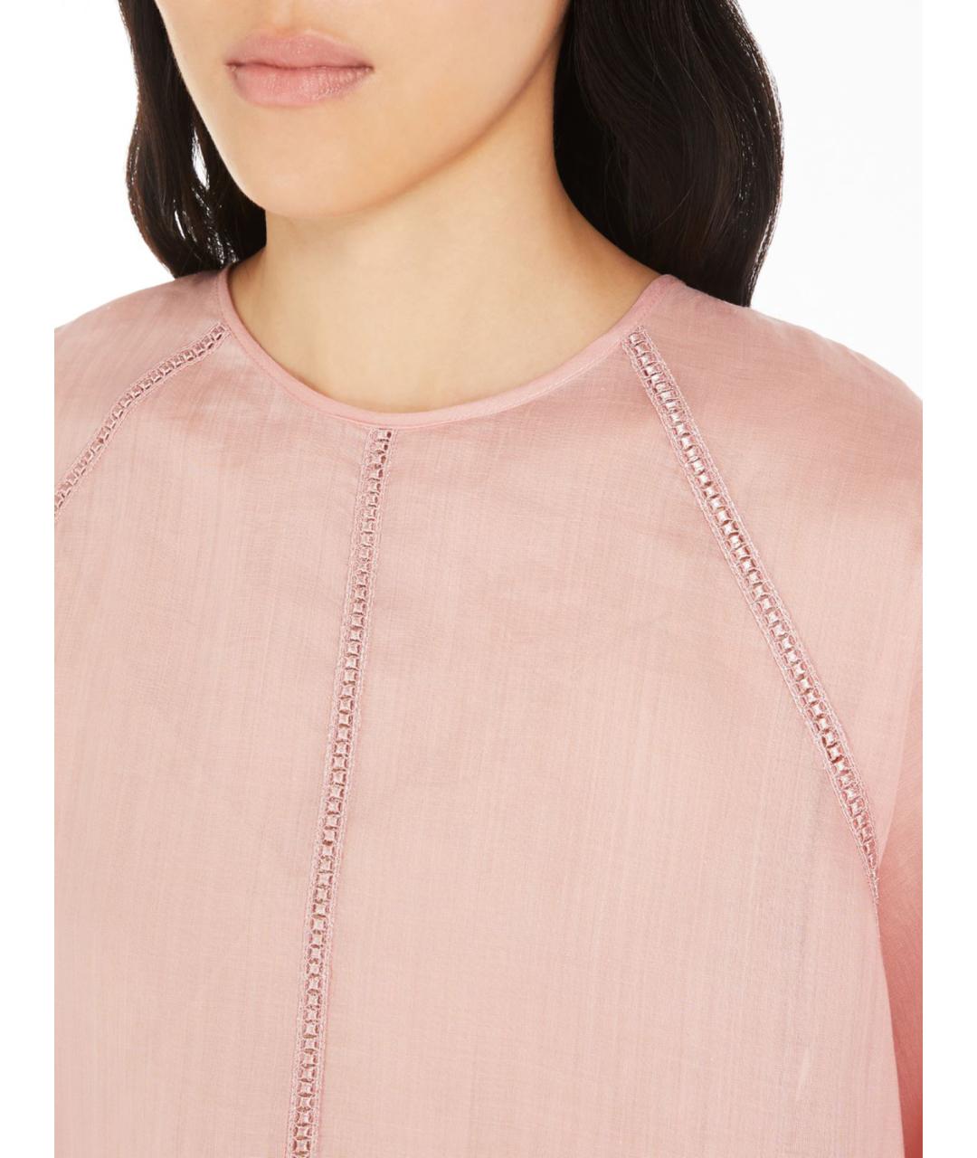 MAX MARA STUDIO Розовая полиамидовая блузы, фото 4