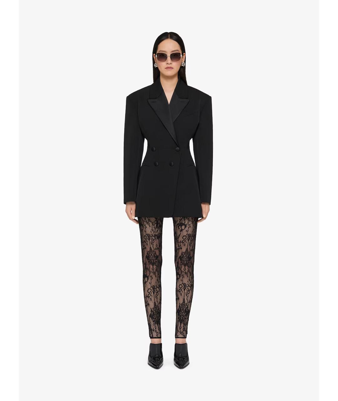 GIVENCHY Черные полиамидовые леггинсы и велосипедки, фото 2