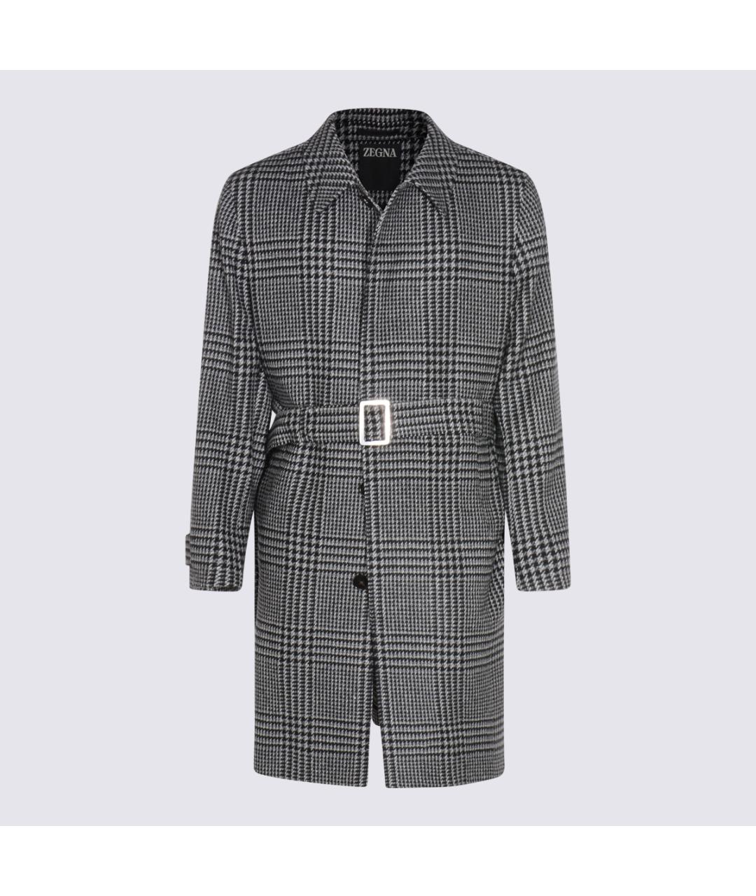 ZEGNA Серое кашемировое пальто, фото 5