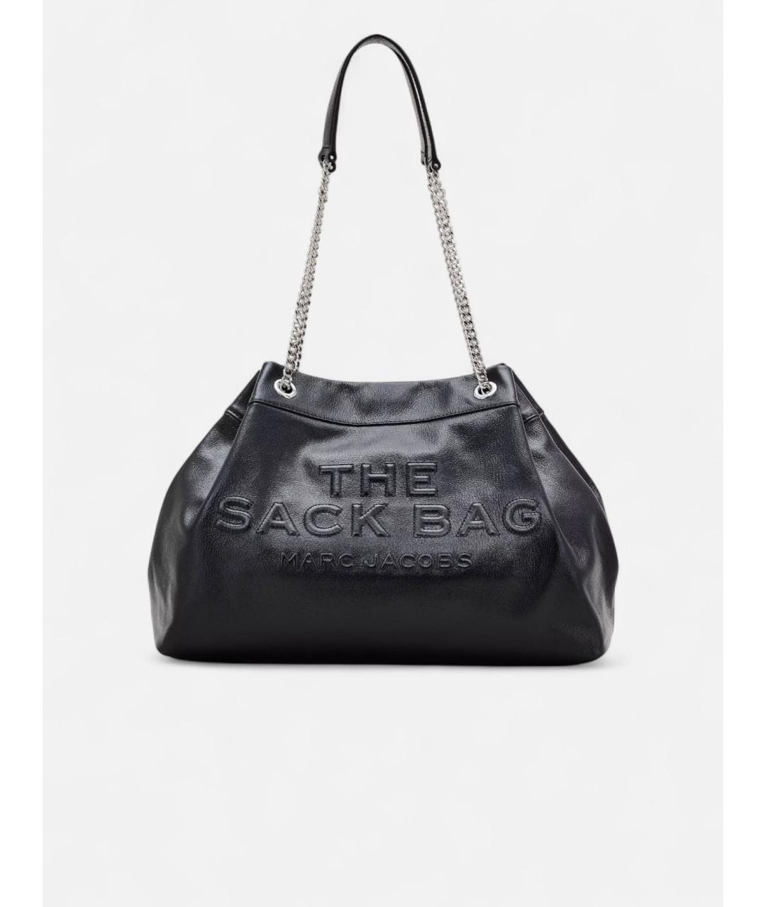 MARC JACOBS Черная кожаная сумка тоут, фото 9