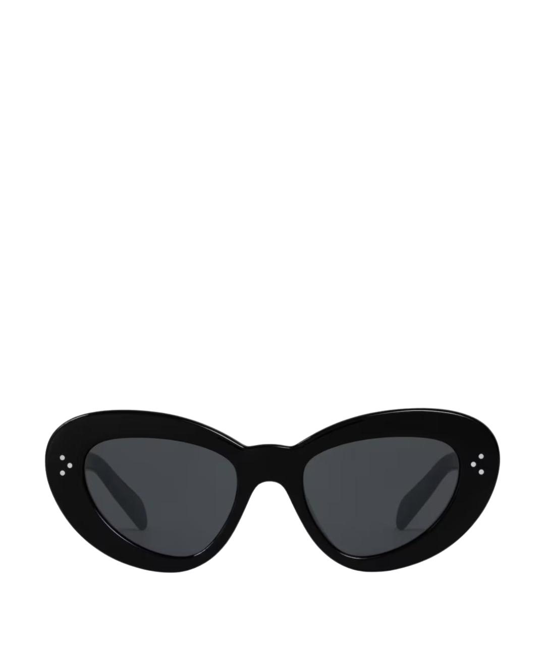 CELINE Черные пластиковые солнцезащитные очки, фото 1