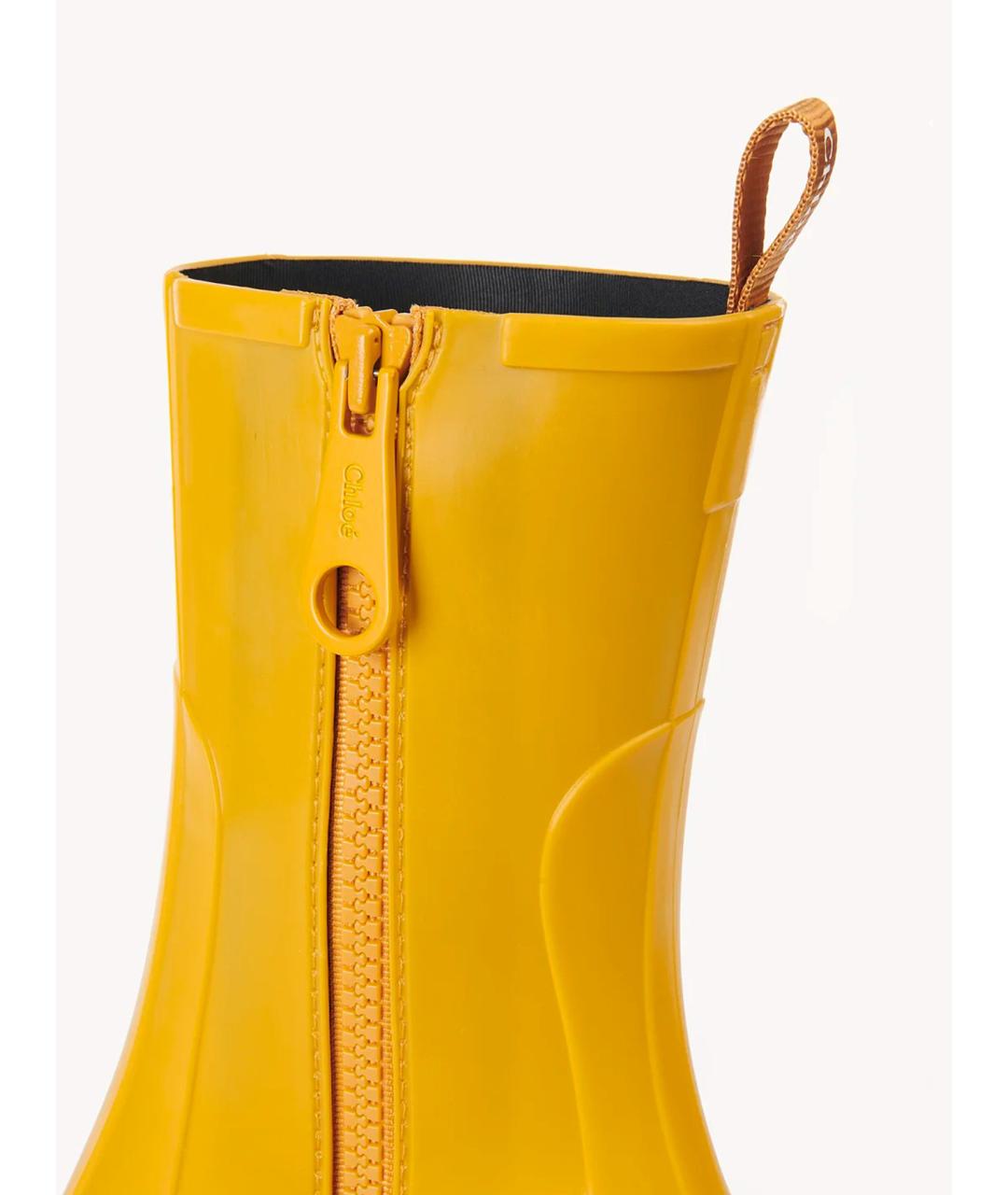 CHLOE Желтые ботинки, фото 4