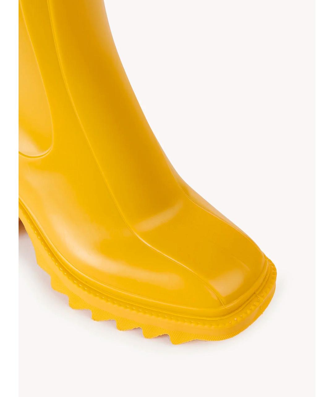 CHLOE Желтые ботинки, фото 2