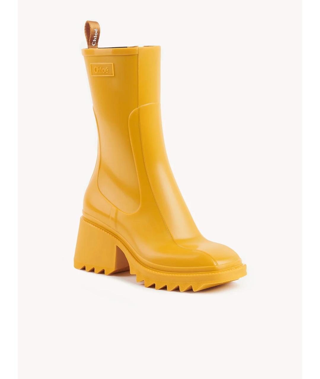 CHLOE Желтые ботинки, фото 3