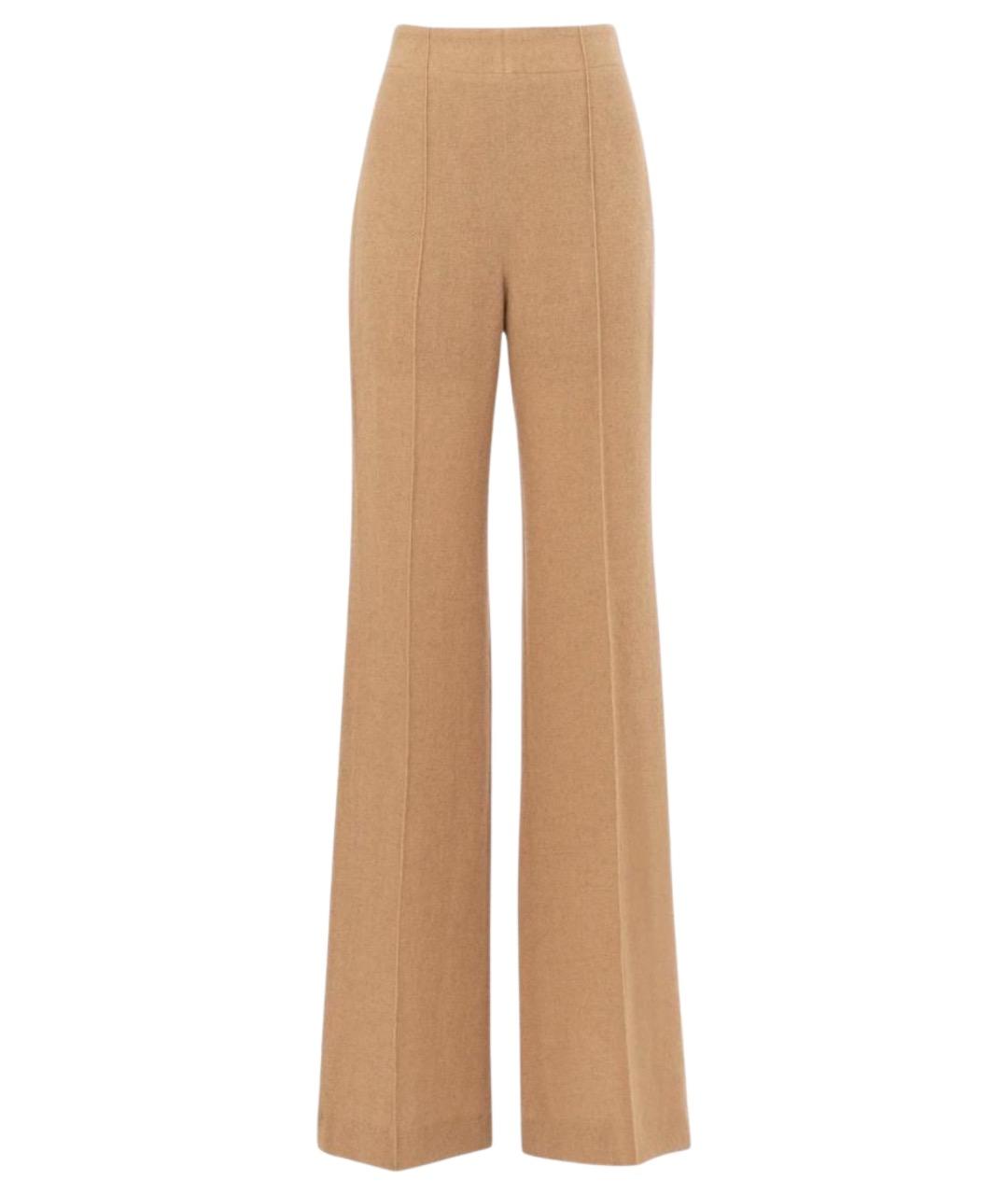 CHLOE Бежевые кашемировые прямые брюки, фото 1