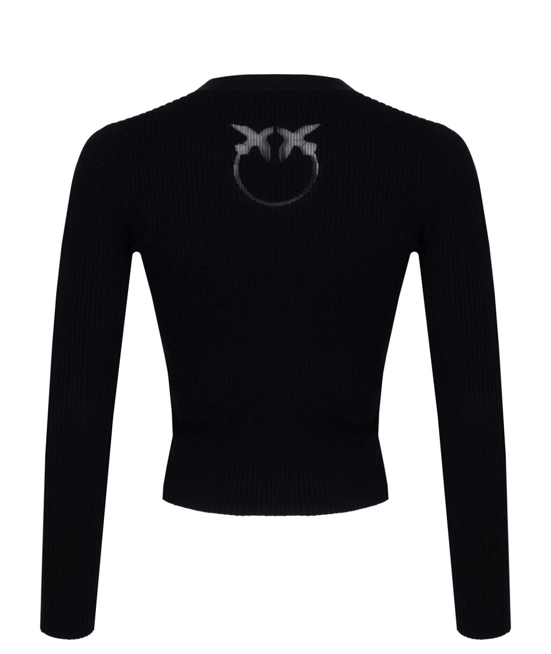 PINKO Черная шелковая блузы, фото 1