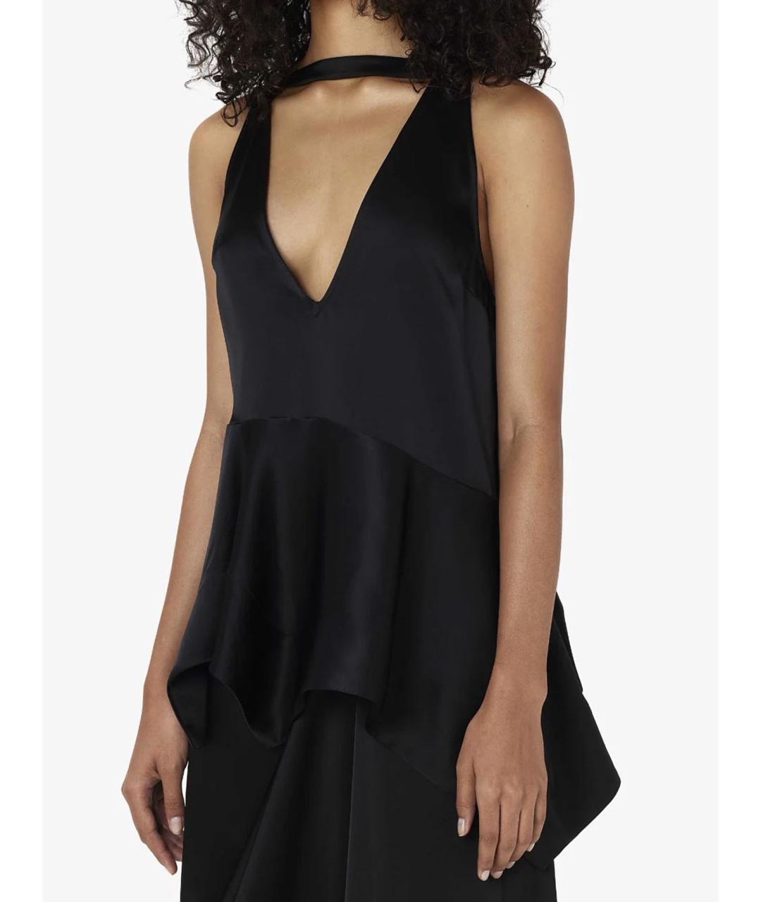 J.W.ANDERSON Черная ацетатная блузы, фото 4