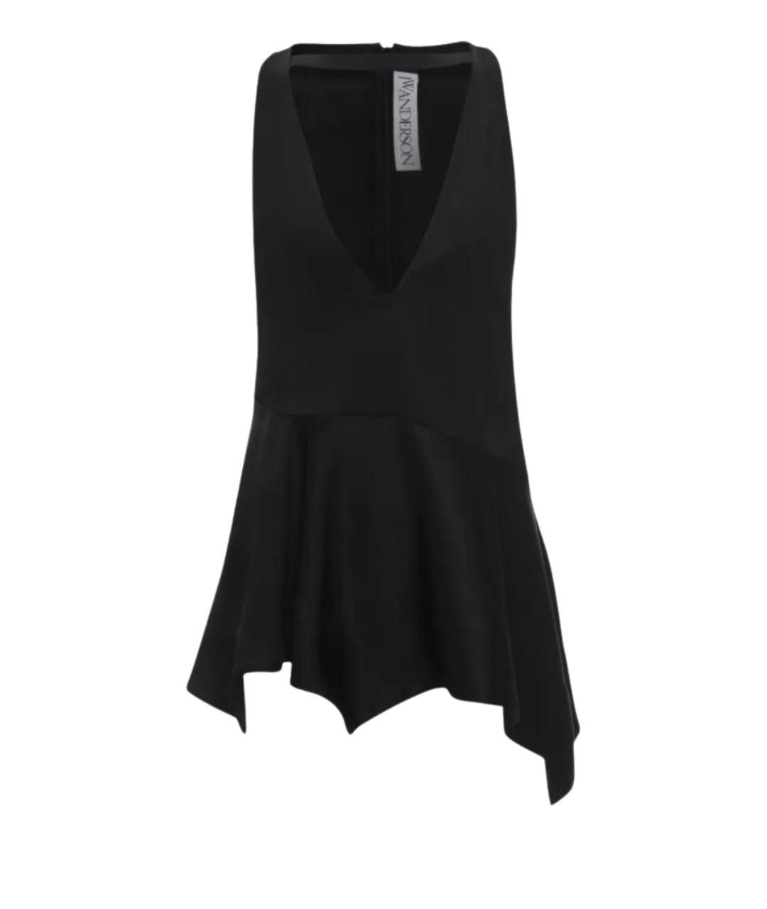 J.W.ANDERSON Черная ацетатная блузы, фото 1