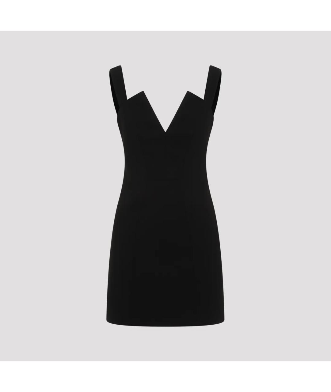 GIVENCHY Черное ацетатное коктейльное платье, фото 4