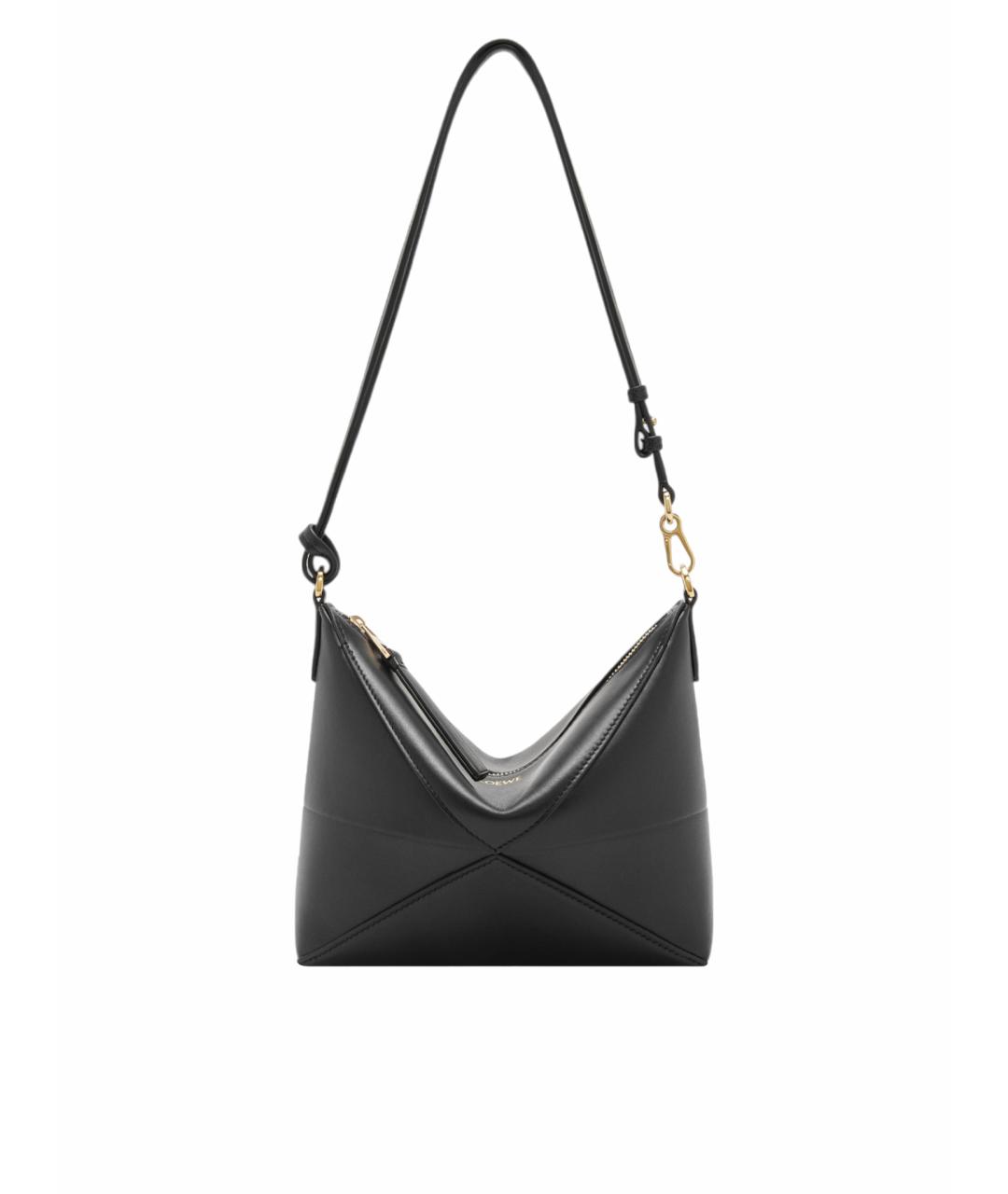 LOEWE Черная кожаная сумка через плечо, фото 1