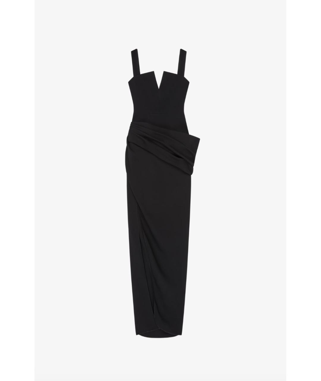 GIVENCHY Черное вискозное вечернее платье, фото 5
