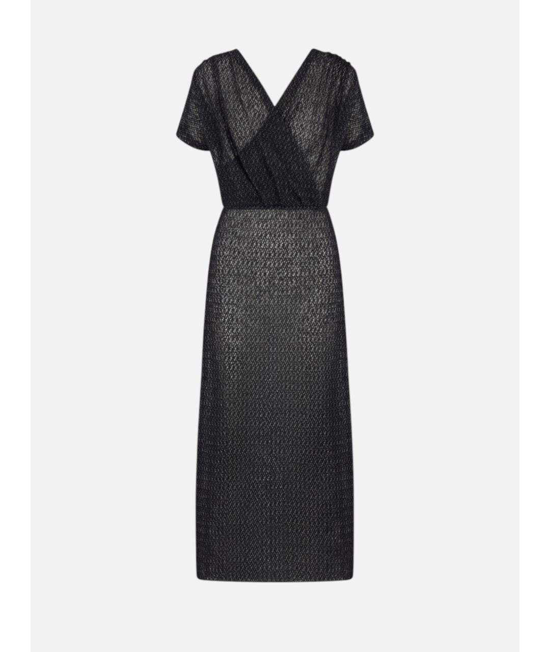 CHRISTIAN DIOR Черное шерстяное платье, фото 3