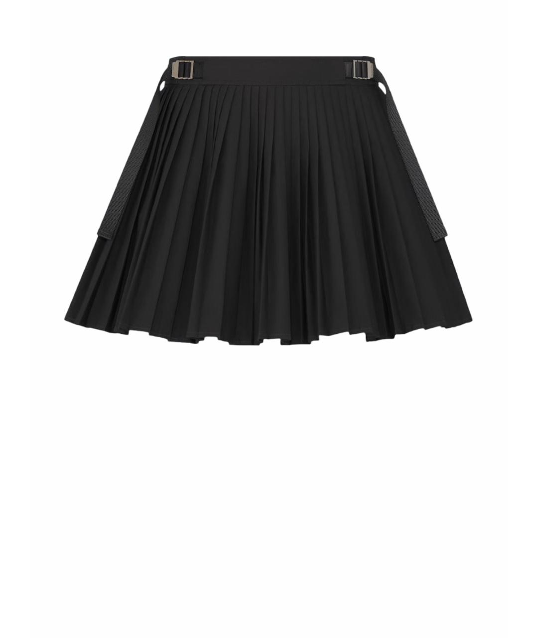 CHRISTIAN DIOR Черная хлопковая юбка мини, фото 1