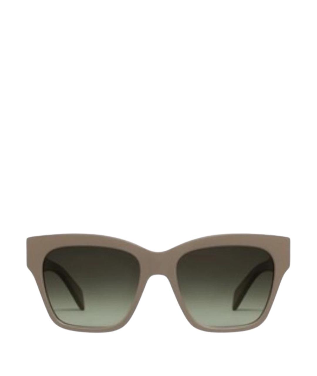 CELINE Коричневые солнцезащитные очки, фото 1