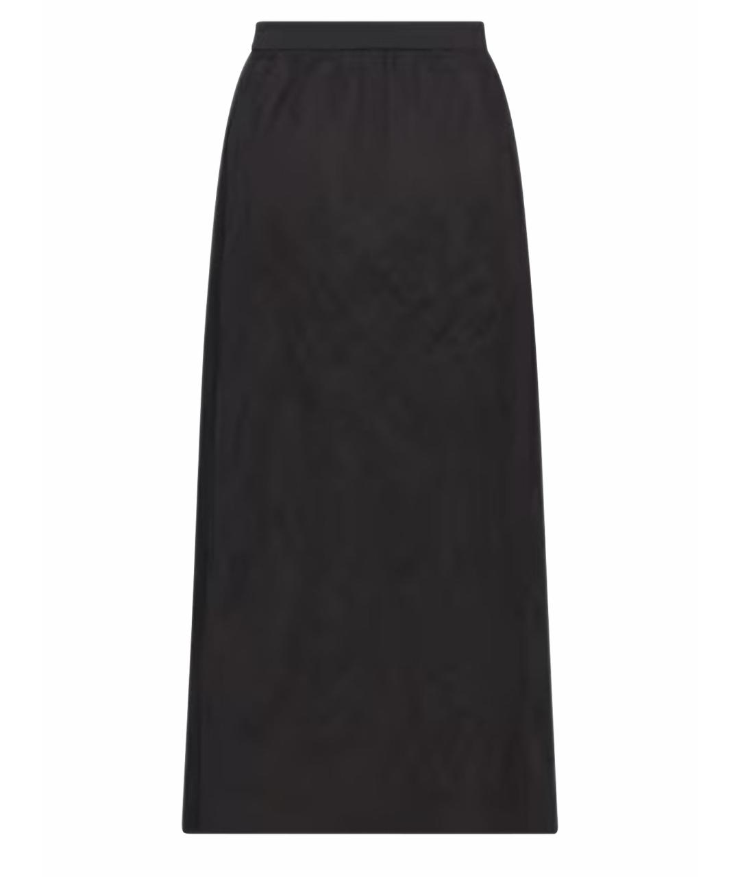 CHRISTIAN DIOR Черная хлопковая юбка миди, фото 1