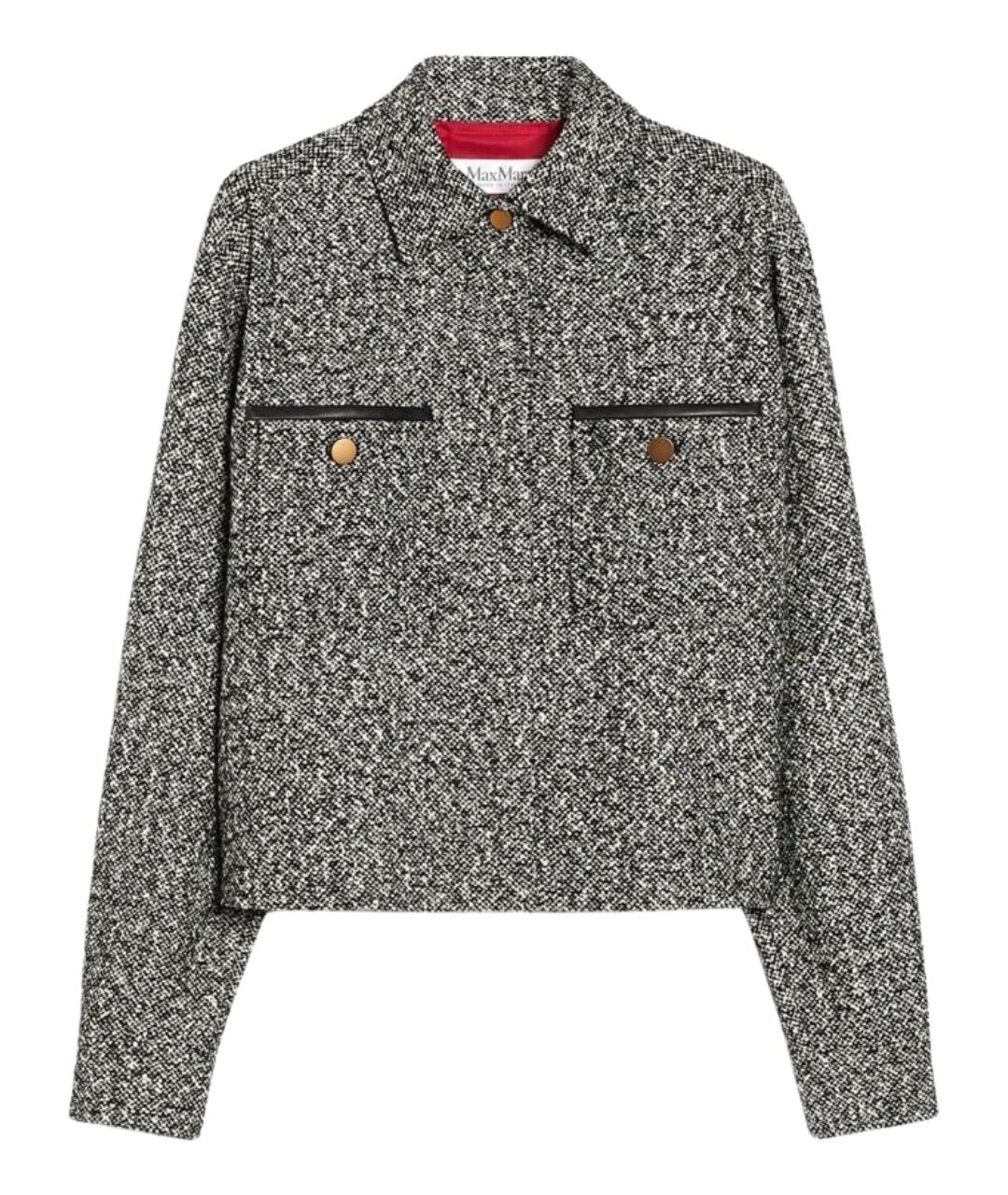 MAX MARA Мульти шерстяной жакет/пиджак, фото 1