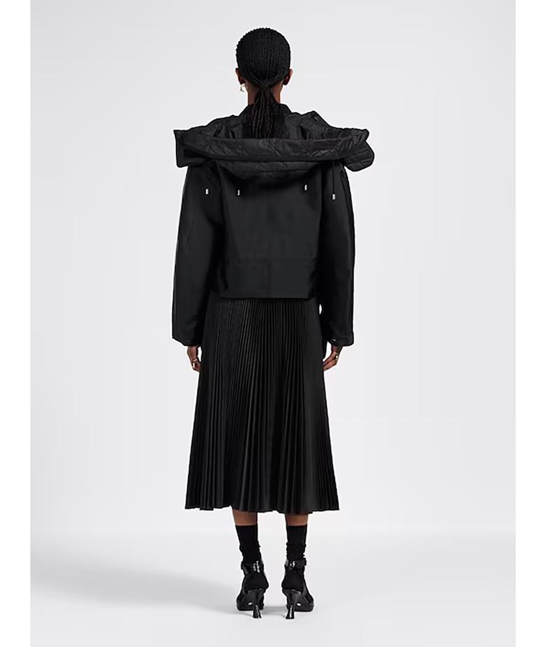 CHRISTIAN DIOR Черная полиэстеровая юбка миди, фото 4