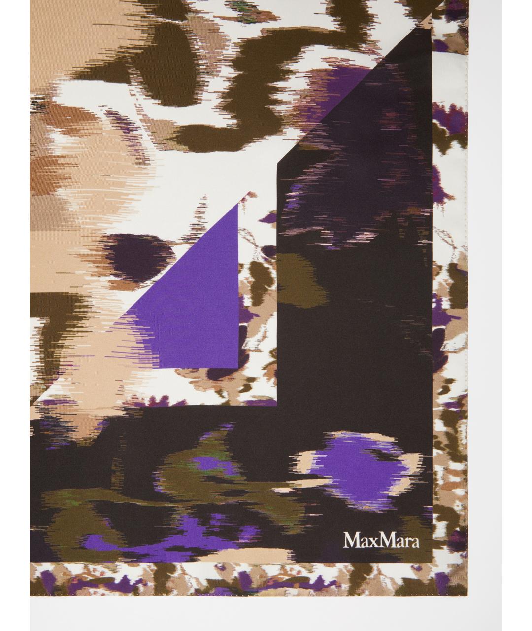 MAX MARA Мульти шелковый шарф, фото 3