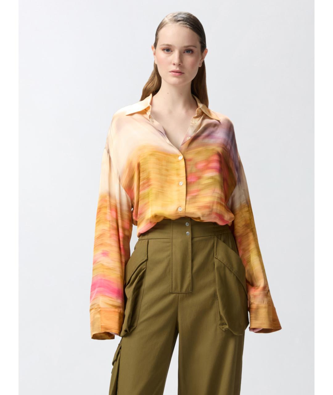 PINKO Мульти вискозная рубашка, фото 3