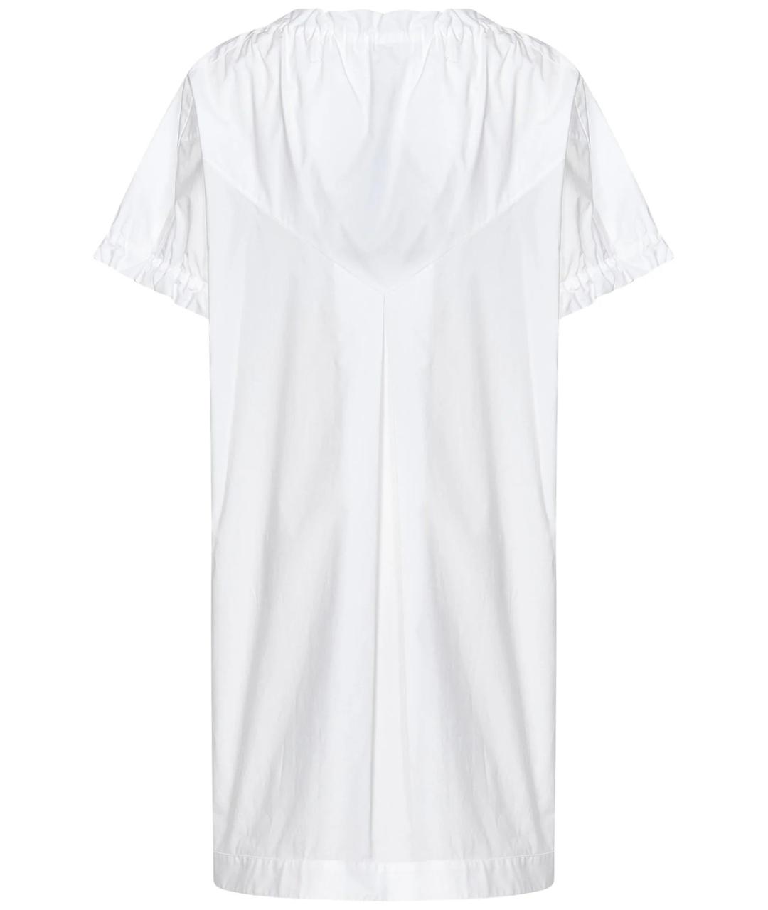 PINKO Белое хлопковое повседневное платье, фото 2
